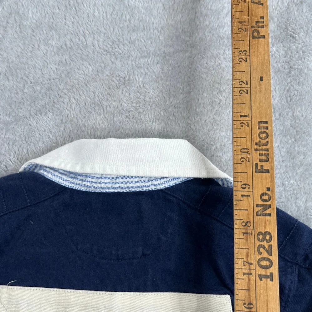 Polo Ralph Lauren 67 Big Pony Rugby Shirt Kids 6 Navy Long Sleeve Varsity Preppy